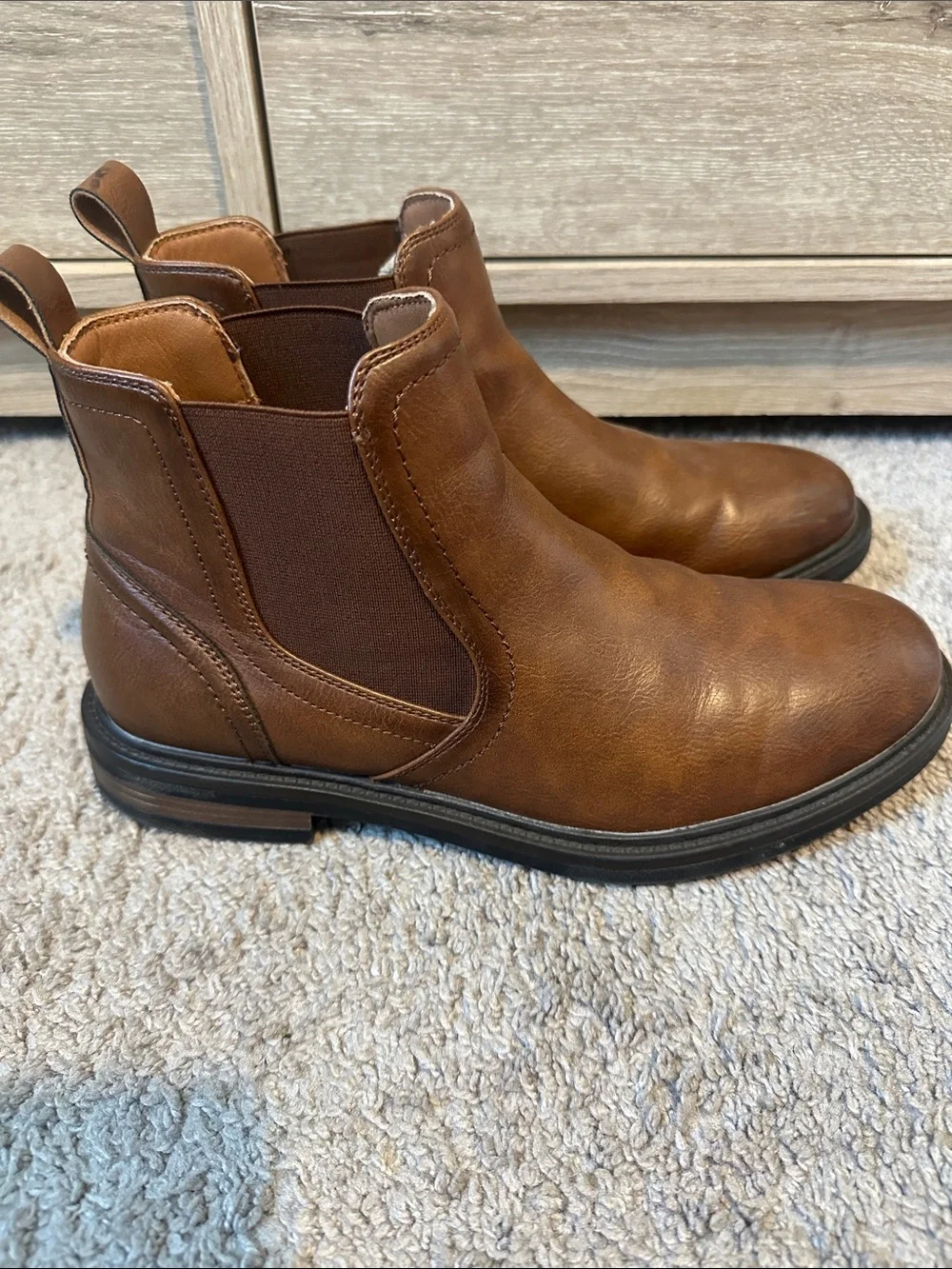 Men's 8 Chelsea Boots Casual Classic Comfy Slip-On Suede Chukka Mens Ankle Boot